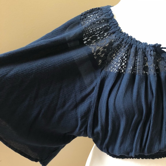 Hollister, Crop Top, dark blue, Size XS - Picture 2 of 6